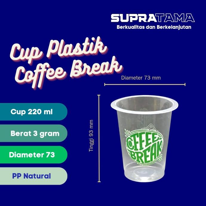 CUP 200 ML - COFFEE BREAK NATURAL