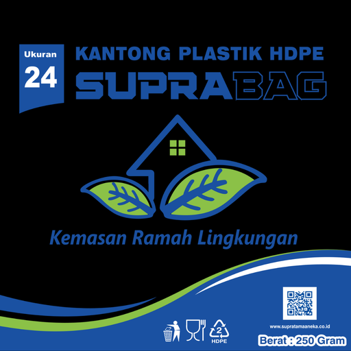 KANTONG PLASTIK HD HITAM 0.03 X 36/24 X 40