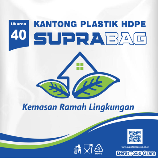 [35.002.00024] KANTONG PLASTIK HD TRANSPARAN 0.03 X 62/40 X 60